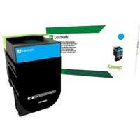 • Lexmark Rückgabe-Tonerkassette Kartusche 80C2SC0 • Farbe: Cyan • Reichweite: ca. 2000 Seiten • Kompatibel zu: Lexmark CX310dn