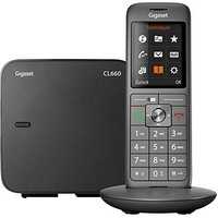 Mit dem Gigaset CL660 Schnurlosen Telefon anthrazit schwarz ist Schluss mit KabelsalatDas Gigaset CL660 Schnurlose Telefon anthrazit schwarz glänzt nicht nur mit schickem Design und wunderbarer Anrufqualität