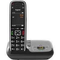 Gigaset E720A Schnurlose Telefon mit Anrufbeantworter schwarz – speichert