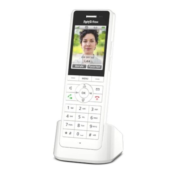 • Komfort-DECT-Telefon für FRITZ!Box mit intuitiver Menüführung • Komfortable Bedienung von FRITZ!Box-Funktionen • Internet/Komfortdienste (E-Mail