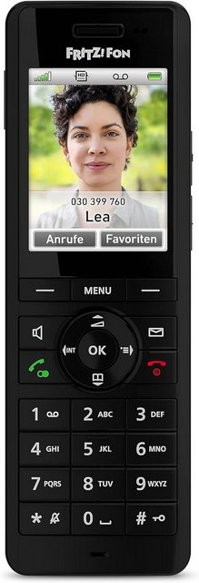 AVM FRITZ!Fon X6 Schnurloses Telefon ohne Basisstation Voice Over IP Full-Duplex-Freisprechen schwarzDas Multitalent für Telefonie und Smart HomeMit dem DECT-Telefon FRITZ!Fon X6 präsentiert AVM ein neues Allround-Talent für Telefonie und für das Smart Home. Die Unterstützung von Full-Duplex HD