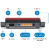 4 GHz)• Mesh-Master-Funktion: FRITZ!Box fasst verteilte WLAN-Zugangspunkte (z.B. FRITZ!Repeater) zu einem dynamischen intelligenten WLAN-Netz zusammen• Sichere WLAN-Verschlüsselung nach WPA3/2-Standard