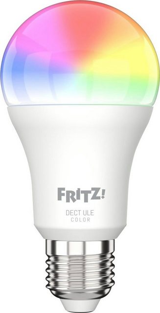 Die intelligente LED-Lampe für farbiges und weißes Licht unterstützt den Smart-Home-Standard DECT ULE. Sie lässt sich auf Knopfdruck ganz einfach in das FRITZ!-Heimnetz einbinden. FRITZ!DECT 500 ist für die weit verbreiteten E27-Fassungen geeignet. Dank FRITZ!OS 7.20 sind die Funktionen der smarten Lampe sofort nutzbar. FRITZ!OS 7.20 ist z.B. für die FRITZ!Box 7590 und 7530 verfügbar. Für viele weitere FRITZ!Box-Modelle steht bereits ein FRITZ! Labor zur Verfügung. Aktuelle Informationen finden Sie unter avm.de/lichtan