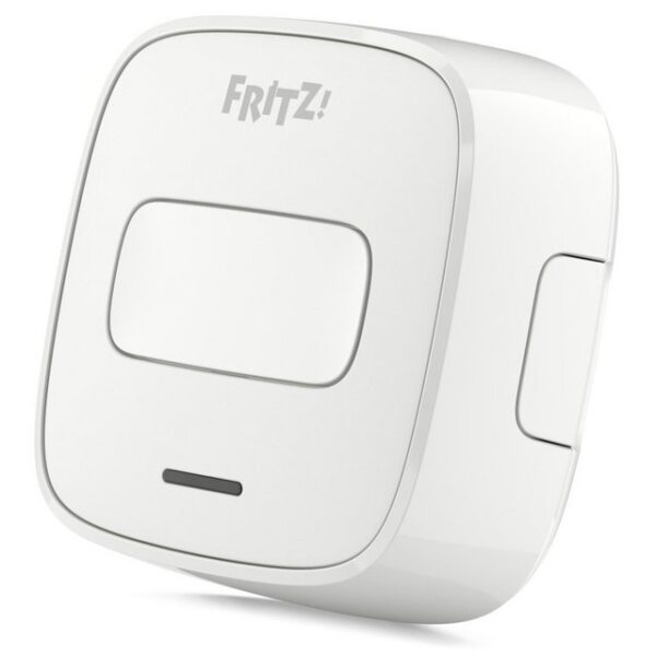 FRITZ!TasterFRITZ!DECT 400Der komfortable Taster für die Smart-Home-BedienungFür smarte Steckdosen FRITZ!DECT 200 und FRITZ!DECT 210 oder Lampe FRITZ!DECT 500Steuerung der Aktivität für einzelne Geräte oder GerätegruppenÜber DECT ULE-Funk mit jeder FRITZ!Box mit DECT-Basis verwendbarMontage mit mitgelieferten Klebestreifen oder mobiler EinsatzLieferumfang: Wandhalterung