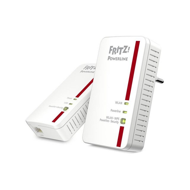 Leistungsstarke Vernetzung mit Powerline und WLAN   Das FRITZ!Powerline 1240E WLAN Set macht aus jeder Steckdose einen schnellen und sicheren Netzwerkanschluss. Mit Gigabit-Powerline von bis zu 1.200 MBit/s und 2 x 2-MIMO-Technologie werden deutlich robustere Verbindungen