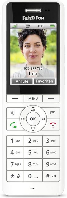 AVM FRITZ!Fon X6 Schnurloses Telefon ohne Basisstation Voice Over IP Full-Duplex-Freisprechen weißDas Multitalent für Telefonie und Smart HomeMit dem DECT-Telefon FRITZ!Fon X6 präsentiert AVM ein neues Allround-Talent für Telefonie und für das Smart Home. Die Unterstützung von Full-Duplex HD