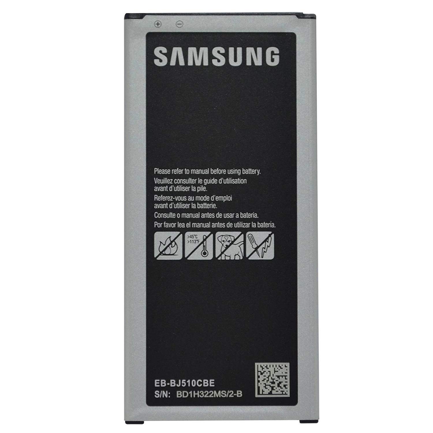 Kurzinfo: Samsung EB-BJ510CBE - Batterie - 3100 mAh - für Galaxy J5 (2016) Gruppe Netzgeräte & Batterien/Akkus Hersteller Samsung Hersteller Art. Nr. EB-BJ510CBE Modell EB-BJ510CBE EAN/UPC 3700785440783 Produktbeschreibung: Samsung EB-BJ510CBE Batterie Produkttyp Batterie Abmessungen (Breite x Tiefe x Höhe) 4.45 cm x 0.51 cm x 9.35 cm Gewicht 51 g Batterie - 3100 mAh Entwickelt für Galaxy J5 (2016) Ausführliche Details Allgemein Produkttyp Batterie Breite 4.45 cm Tiefe 0.51 cm Höhe 9.35 cm Gewicht 51 g Batterie Bereitgestellte Spannung 3.85 V Kapazität 3100 mAh Informationen zur Kompatibilität Entwickelt für Samsung Galaxy J5 (2016)