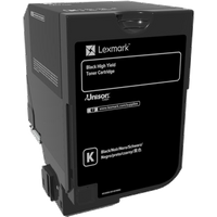 Kurzinfo: Lexmark - Hohe Ergiebigkeit - Schwarz - Original - Tonerpatrone LCCP - für Lexmark CX725de