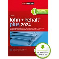 LEXWARE lohn+gehalt plus 2024 Software Vollversion (Download-Link) – das ultimative Programm für Ihre Lohn- und GehaltsabrechnungOb Netto- oder Bruttobezüge