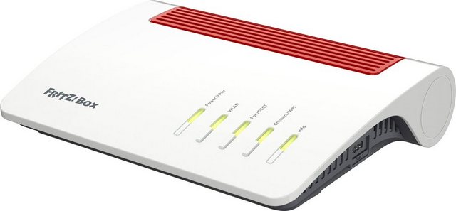 Höchstgeschwindigkeit für alle Glasfaseranschlüsse – dafür sorgt die FRITZ!Box 5590 Fiber. Wi-Fi 6 versorgt Ihre Smartphones