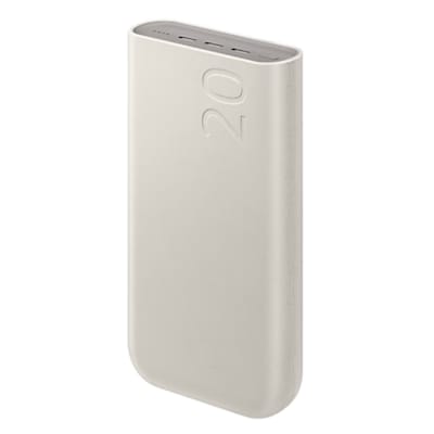 • 20.000 mAh • 3 Ladeports zum gleichzeitigen Laden von drei Geräten • Mit LED-Ladestandsanzeige • USB Type-C zu USB Type-C (230 cm) im Lieferumfang enthalten