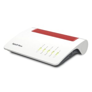 Dualband-WLAN-Router / Wi-Fi 6 (WLAN AX) Standard / WLAN-Performance bis zu 3.600 Mbit/s / (1) 1G WAN und (4) 1G LAN Ports / Integrierter DSL-Anschluss