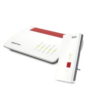 Dualband-WLAN-Router / Wi-Fi 6 (WLAN AX) Standard / WLAN-Performance bis zu 3.600 Mbit/s / (1) 2.5G WAN/LAN und (4) 1G LAN Ports / Integrierter Glasfaser-Anschluss