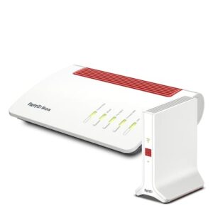 Dualband-WLAN-Router / Wi-Fi 6 (WLAN AX) Standard / WLAN-Performance bis zu 3.600 Mbit/s / (1) 2.5G WAN/LAN und (4) 1G LAN Ports / Integrierter Glasfaser-Anschluss