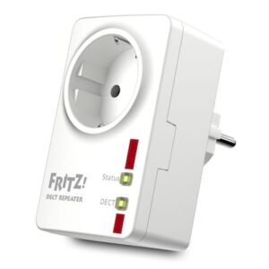 Repeater für mehr Reichweite bei DECT-Verbindungen / Sichere HD-Telefonie über lange Distanzen / Telefonate abhörsicher verschlüsselt mit FRITZ!Box als Basisstation