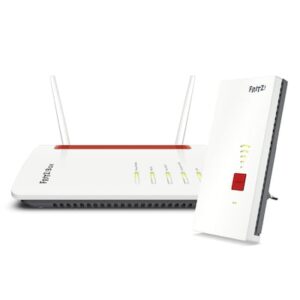 Geschwindigkeit: 866 + 450 Mbit/s (Dualband) / WLAN: 802.11 ac/a/b/g/n / LAN: 4x 10/100/1000 Mbit/s Gigabit Ethernet / Sicherheit: WPA3 / Besonderheit: High-Speed-Internet über LTE und UMTS