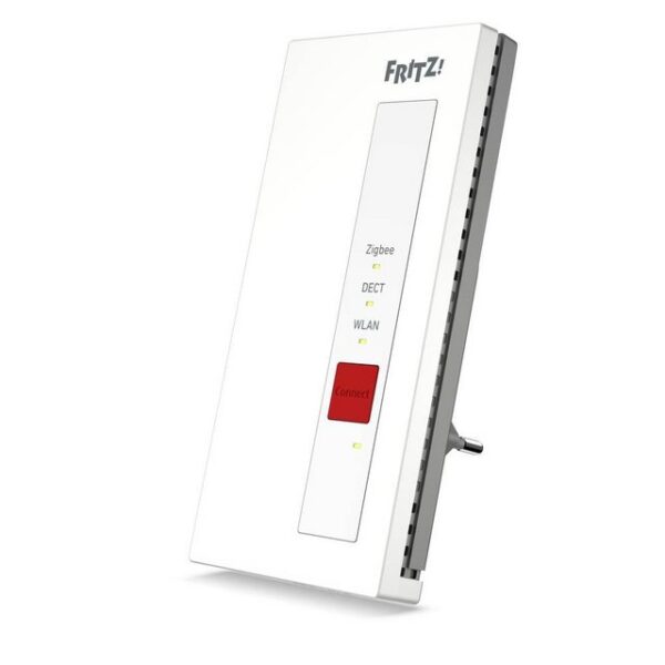 AVM FRITZ!Smart Gateway - Erweitert das FRITZ! Smart Home Das neue FRITZ!Smart Gateway integriert Smart-Home-Geräte (LED-Lampen) mit den Funkstandards Zigbee und DECT ULE in das FRITZ! Smart Home. Damit wird erstmals die Bedienung und Steuerung von LED-Lampen anderer Anbieter mit dem Funkstandard Zigbee im FRITZ! Smart Home ermöglicht. Zudem erhöht das FRITZ!Smart Gateway die Anzahl der nutzbaren DECT-ULE-Geräte im Heimnetz. Die Steuerung der angemeldeten LED-Lampen kann per FRITZ!App Smart Home