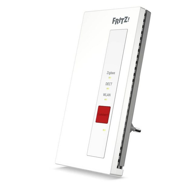 AVM FRITZ!Smart Gateway - Erweitert das FRITZ! Smart Home Das neue FRITZ!Smart Gateway integriert Smart-Home-Geräte (LED-Lampen) mit den Funkstandards Zigbee und DECT ULE in das FRITZ! Smart Home. Damit wird erstmals die Bedienung und Steuerung von LED-Lampen anderer Anbieter mit dem Funkstandard Zigbee im FRITZ! Smart Home ermöglicht. Zudem erhöht das FRITZ!Smart Gateway die Anzahl der nutzbaren DECT-ULE-Geräte im Heimnetz. Die Steuerung der angemeldeten LED-Lampen kann per FRITZ!App Smart Home