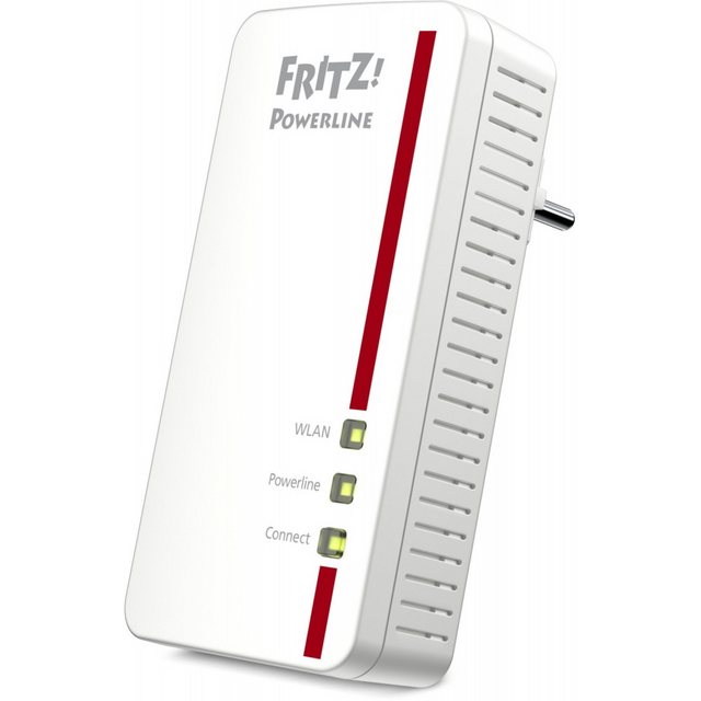 Der AVM FRITZ!Powerline 1260E bietet Gigabit-Powerline bis 1200 MBit/s und sorgt dank 2x2 MIMO-Technologie für stabile Verbindungen. Mit Dual-Band WLAN ermöglicht er flexibles Streaming in jedem Raum. Die Einrichtung gestaltet sich kinderleicht über die Connect-Taste. Hergestellt in Deutschland