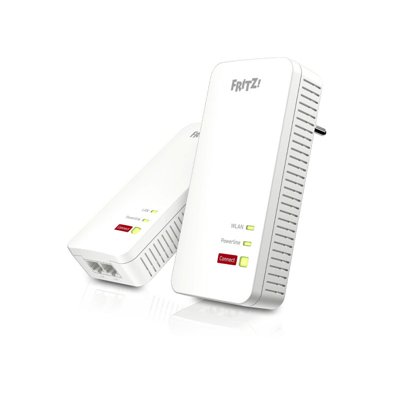 FRITZ!Powerline 1240 AX WLAN Set. Maximale Datenübertragungsrate: 1200 Mbit/s