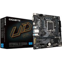 Das GIGABYTE B760M H DDR4 Mainboard basiert auf dem Intel®-B760-Chipsatz und unterstützt Intel®-Prozessoren für den Sockel 1700 der 13ten und 12ten Generation. Es verfügt über zwei DDR4-DIMM-Slots im Dual-Channel-Betrieb für bis zu 64 GB Arbeitsspeicher. Zur weiteren Ausstattung des GIGABYTE B760M H DDR4 gehören ein PCIe-4.0-x16-Slot und ein PCIe-3.0x1-Slot. Außerdem verfügt das GIGABYTE B760M H DDR4 über 8-Kanal-Sound