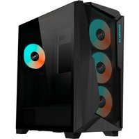 Das PC-Gehäuse GIGABYTE C301 GLASS V2 (GB-C301G) bietet ein optimiertes Luftstromdesign und RGB-Fusion Unterstützung mit ARGB-Anschluss-Hub. Das GB-C301G V2 unterstützt Motherboards bis zum E-ATX-Standard und ist kompatibel mit bis zu 360 mm Radiatoren. Die vertikale GPU-Installation wird ebenfalls unterstützt. Zur weiteren Ausstattung gehören eine Seitenwand aus gehärtetem Glas in voller Größe und vier vorinstallierte ARGB-Lüfter.