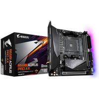 Kurzinfo: Gigabyte B550I AORUS PRO AX - 1.0 - Motherboard - Mini-ITX - Socket AM4 - AMD B550 Chipsatz - USB-C Gen2