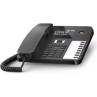 Gigaset DESK 800A - DECT-Telefon - Kabelgebundenes Mobilteil - 200 Eintragungen - Schwarz (S30350-H225-B101) Das Gigaset Desk 800A ist ein schnurgebundenes Telefon