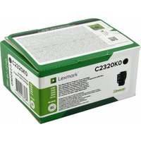 Der Lexmark C2320K0 Rückgabe Toner bietet eine herausragende Druckleistung von bis zu 1.000 Seiten und garantiert tiefschwarze Ausdrucke in bester Qualität. Als Originalprodukt von Lexmark überzeugt dieser nachhaltige Rückgabetoner durch perfekte Passform und Kompatibilität mit mehreren Druckermodellen