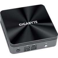 Kurzinfo: Gigabyte BRIX GB-BRi5-10210(E) (rev. 1.0) - Barebone - Ultra Compact PC Kit - 1 x Core i5 10210U / 1.6 GHz - RAM 0 GB - UHD Graphics - GigE Gruppe Desktops & Server Hersteller Gigabyte Hersteller Art. Nr. GB-BRi5-10210(E) (rev. 1.0) EAN/UPC 4719331600235 Produktbeschreibung: Gigabyte BRIX GB-BRi5-10210(E) (rev. 1.0) - Ultra Compact PC Kit - Core i5 10210U 1.6 GHz - 0 GB - kein HDD Typ PC-Barebone - Ultra Compact PC Kit Prozessor 1 x Intel Core i5 (10. Gen.) 10210U / 1.6 GHz (4.2 GHz) (Quad-Core) RAM 0 GB (installiert) / 64 GB (Max) - DDR4 SDRAM Festplatte Kein HDD Optischer Speicher Kein optisches Laufwerk Grafik-Controller Intel UHD Graphics Audioausgang Stereo Netzwerk GigE Stromversorgung Wechselstrom 120/230 V Bereitgestelltes Betriebssystem Kein Betriebssystem Farbe Schwarz Abmessungen (Breite x Tiefe x Höhe) 11.95 cm x 11.95 cm x 3.47 cm Ausführliche Details Allgemein Typ PC-Barebone Formfaktor des Produktes Ultra Compact PC Kit Farbe Schwarz Prozessor / Chipsatz CPU Intel