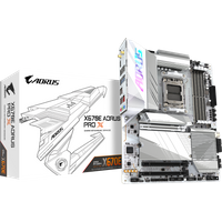 Gigabyte X670E AORUS PRO X ATX Mainboard - AM5 - USB 3.1 - USB 3.0 - USB 3.0 - PCI-Express (X670E AORUS PRO X) Das Mainboard Gigabyte X670E AORUS PRO X basiert auf dem AMD X670-Chipsatz und unterstützt AMD-Prozessoren für den Sockel AM5. Es verfügt über vier DDR5-DIMM-Slots im Dual-Channel-Betrieb für bis zu 192 GB Arbeitsspeicher. Technische Daten Hersteller Gigabyte Formfaktor ATX Sockel AMD AM5 Chipsatz AMD X670E CPU-Kompatibilität Ryzen 9000