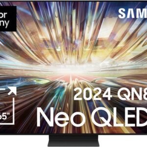 Ein Fernseher für dein persönliches Heimkino Der GQ75QN800DXT ist ein 8K KI Neo QLED-Fernseher von Samsung. Dein Wohnzimmer wird zum Heimkino: Dank des Sourround-Sounds tauchst du auf dem großen Bildschirm regelrecht in das Filmerlebnis ein. Mit diesem TV streamst du deine Lieblingssendungen kabellos per WLAN. Genieße viele internationale Sender mit DVB-S und DVB-T. Das Modell lässt dich weitere Geräte wie Spielekonsole