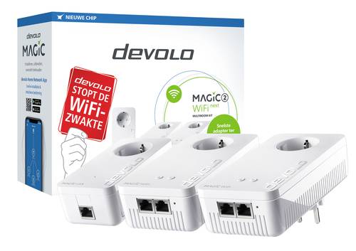 Magic 2 WiFi next – Highspeed-Internet direkt aus der SteckdoseGigabit-Internet unkompliziert in jeden Raum bringen und surfen