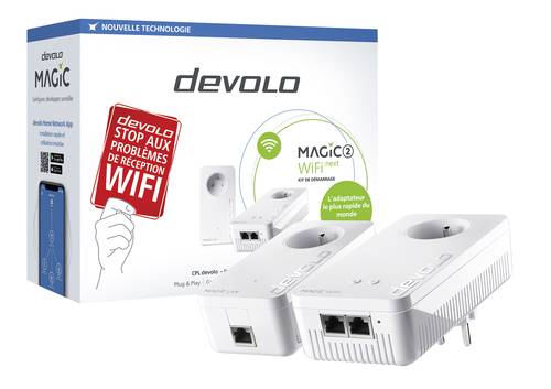 Magic 2 WiFi next – Highspeed-Internet direkt aus der SteckdoseGigabit-Internet unkompliziert in jeden Raum bringen und surfen