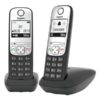 UCC & Wearables Festnetztelefone Tischtelefon analog & SIP - GIGASET A690 Duo schwarz