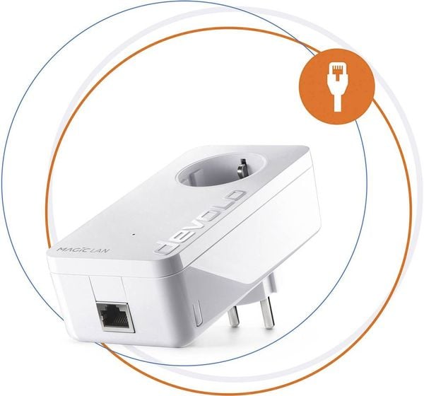 devolo Magic 2 LAN – Magisches Internet aus der Steckdose Traumhaft schnell und traumhaft flexibel – mit devolo Magic 2 LAN wird die Zukunft multimedial. Der revolutionäre Powerline-Adapter bringt Ihnen das Internet in Ultra High Speed direkt in Ihr Zuhause