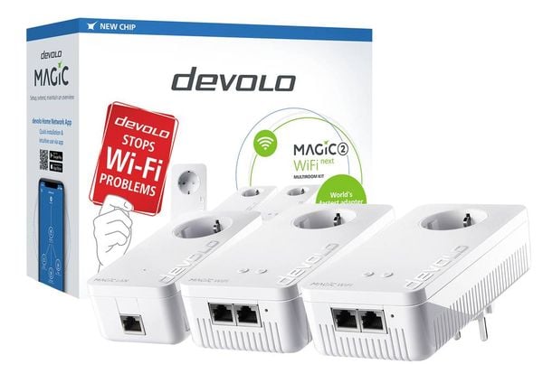 Magic 2 WiFi next – Highspeed-Internet direkt aus der Steckdose Gigabit-Internet unkompliziert in jeden Raum bringen und surfen