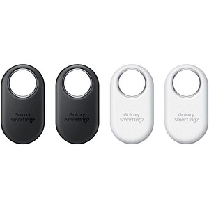 SAMSUNG  Galaxy SmartTag2 EI-T5600 4er-Pack  Bluetooth-Tracker – finden Sie Ihre Sachen ganz einfach wiederVerlorene Dinge wiederfinden leicht gemacht: einfach den SAMSUNG  Galaxy SmartTag2 EI-T5600 4er-Pack  Bluetooth-Tracker an Ihrem Schlüssel