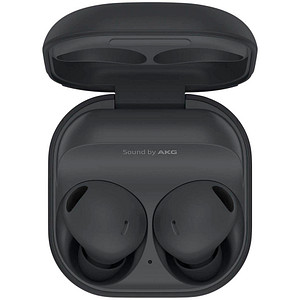 Hier gibt's was Gutes auf die Ohren: der SAMSUNG Galaxy Buds2 Pro In-Ear-Kopfhörer schwarzWas macht den SAMSUNG Galaxy Buds2 Pro In-Ear-Kopfhörer schwarz aus? Neben einem glasklaren Klang bietet er Ihnen auch einen angenehmen Tragekomfort