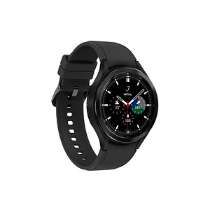 Großartige Funktionen für einen smarten Alltag – die SAMSUNG Galaxy Watch 4 Classic LTE 46 mm Smartwatch schwarzGesundheitswerte wie Herzschlag