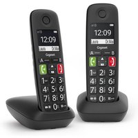 GigasetSchnurloses TelefonE290A Duo schwarzGroßes