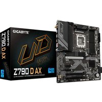 Das GIGABYTE Z790 D AX Mainboard basiert auf dem Intel®-Z790-Chipsatz und unterstützt Intel®-Prozessoren für den Sockel 1700. Es verfügt über vier DDR5-DIMM-Slots im Dual-Channel-Betrieb für bis zu 192 GB Arbeitsspeicher. Zur weiteren Ausstattung des GIGABYTE Z790 D AX gehören ein PCIe-5.0-x16-Slot