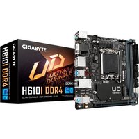 Das GIGABYTE H610M H DDR4 Mainboard basiert auf dem Intel®-H610-Chipsatz und unterstützt Intel®-Prozessoren für den Sockel 1700 der 12ten Generation. Es verfügt über zwei DDR4-DIMM-Slots im Dual-Channel-Betrieb für bis zu 64 GB Arbeitsspeicher. Zur weiteren Ausstattung des GIGABYTE H610M H DDR4 gehören ein PCIe-4.0-x16-Slot und ein PCIe-3.0-x1-Slot. Außerdem verfügt das GIGABYTE H610M H DDR4 über 8-Kanal-Sound