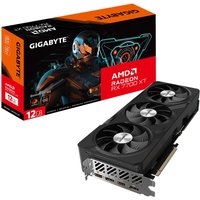 ProzessorGrafikprozessorenfamilie: AMDGPU: Radeon RX 7700 XTProzessor-Boost-Taktfrequenz: 2599 MHzProzessor-Boost-Taktfrequenz (Gaming-Modus): 2276 MHzMaximale Auflösung: 7680 x 4320 PixelStreamprozessoren: 3456Maximale Displays pro Videokarte: 4SpeicherSeparater Grafik-Adapterspeicher: 12 GBGrafikkartenspeichertyp: GDDR6Breite der Speicherschnittstelle: 192 BitSpeicherbandbreite (max.): 18 GB/sAnschlüsse und SchnittstellenSchnittstelle: PCI Express 4.0Anzahl HDMI-Anschlüsse: 2HDMI-Version: 2.1Anzahl DisplayPort Anschlüsse: 2DisplayPorts-Version: 2.1USB Typ-C Anzahl Anschlüsse: 1LeistungenDirectX-Version: 12 UltimateOpenGL-Version: 4.6Eigenschaft: AMD FreeSyncDesignKühlung: AktivKühltechnik: Gigabyte WATERFORCEAnzahl Lüfter: 3 LüfterFormfaktor: Full-Height/Full-Length (FH/FL)Höhe der Halterung: Full-Height (FH)Eigenschaft: BeleuchtungFarben der Beleuchtung: MultiProduktfarbe: SchwarzEnergieMin. Systemstromversogung: 700 WZusätzliche Stromanschlüsse: 2x 8-pinSystemanforderungUnterstützt Windows-Betriebssysteme: Windows 10 x64. Windows 11 x64Gewicht und AbmessungenLänge (mm): 302 mmTiefe: 56 mmHöhe: 130 mmVerpackungsdatenVerpackungsart: BoxLieferumfangEigenschaft: Benutzerhandbuch - Eingabe / Ausgabe Grafikkarten AMD - GIGABYTE GAMING Radeon RX 7700 XT OC 12G