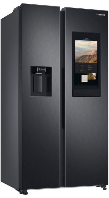 Der freistehende Side-by-Side Kühlschrank »RS6HA8891B1« von SAMSUNG ist ein energiesparendes Modell. Das Modell hat die Maße 91