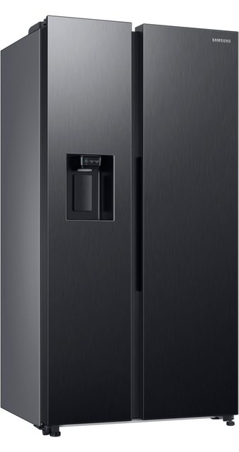 Der freistehende Side-by-Side Kühlschrank »RS6GCG885DB1« ist von der Marke Samsung. Bei einem Gefriervolumen von 225 l und Kühlvolumen von 409 l betragen die Maße des Modells 91