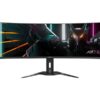 4cm 49Zoll DQHD TFT monitor 5120x1440 250cd/m2 2xHDMI 2.1 1xDP 1.4 - Eingabe / Ausgabe Monitore  - GIGABYTE AORUS CO49DQ 124