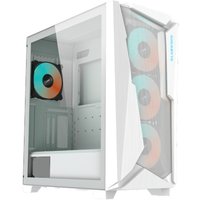 • Gaming Gehäuse mit Sichtfenster und optimiertem Airflow Design • RGB Fusion im stylischem Design (inkl. HUB)