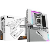 Das GIGABYTE B650E AORUS STEALTH ICE basiert auf dem AMD-B650-Chipsatz und unterstützt AMD-Prozessoren für den Sockel AM5. Es verfügt über vier DDR5-Slots für bis zu 192 GB Arbeitsspeicher. Zur weiteren Ausstattung des GIGABYTE B650E AORUS STEALTH ICE gehört ein PCIe-5.0-x16-Slot. Außerdem verfügt das GIGABYTE B650E AORUS STEALTH ICE über 8-Kanal-Sound