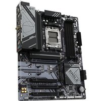 Das GIGABYTE B650 EAGLE AX basiert auf dem AMD-B650-Chipsatz und unterstützt AMD-Prozessoren für den Sockel AM5. Es verfügt über vier DDR5-Slots für bis zu 192 GB Arbeitsspeicher. Zur weiteren Ausstattung des GIGABYTE B650 EAGLE AX gehören ein PCIe-4.0-x16-Slot und drei PCIe-3.0-x16-Slots (x1 Lanes). Außerdem verfügt das GIGABYTE B650 EAGLE AX über 8-Kanal-Sound